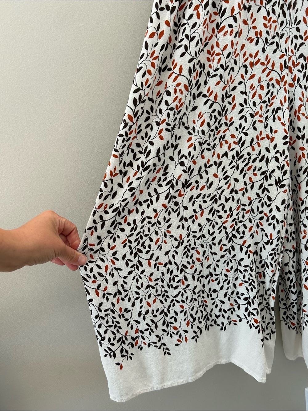 Elevenses Anthropologie Arboreta Viscose Wide Leg Floral Pintuck Jumpsuit Boho - Picture 8 of 10
